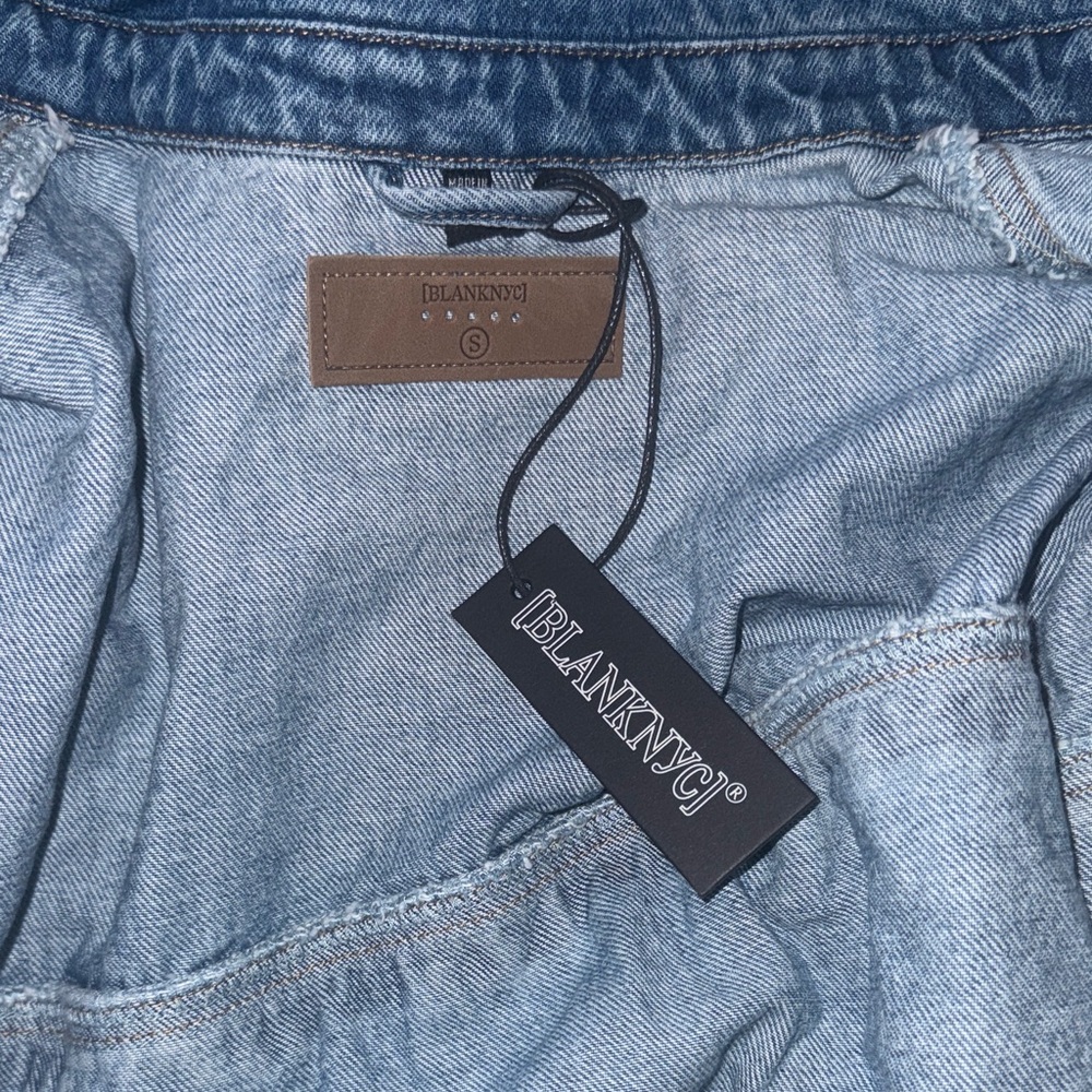 BLANK NYC Western Fringe Denim Jacket - Picture 8 of 8